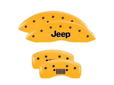 MGP 4 Caliper Covers Engraved Front Engraved Rear - 42003SJPLYL