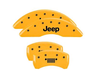 MGP 4 Caliper Covers Engraved Front Engraved Rear - 42012SJPLYL