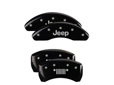 MGP 4 Caliper Covers Engraved Front Engraved Rear - 42016SJPLBK