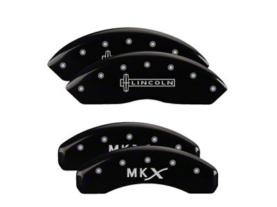 MGP 4 Caliper Covers Engraved Front Engraved Rear MKX - 36007SLCXBK