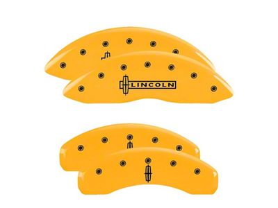 MGP 4 Caliper Covers Engraved Front Engraved Rear Star - 36014SLC1YL
