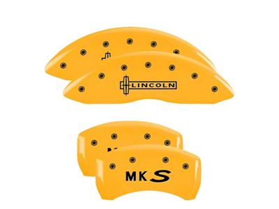 MGP 4 Caliper Covers Engraved Front Engraved Rear MKS - 36019SLCSYL