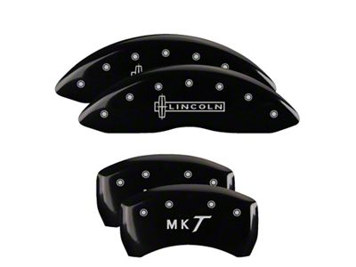MGP 4 Caliper Covers Engraved Front Engraved Rear MKT - 36020SLMTBK