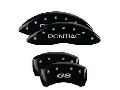 MGP 4 Caliper Covers Engraved Front Engraved Rear G8 - 18011SPG8BK