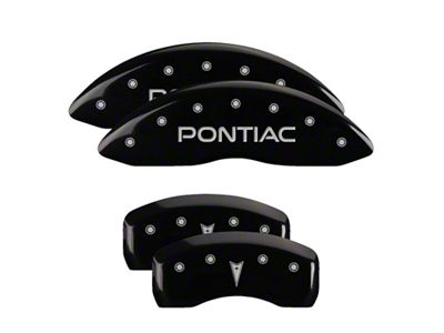 MGP 4 Caliper Covers Engraved Front Rear Arrow Black - 18031SPONBK