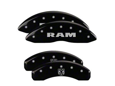 MGP 4 Caliper Covers Engraved Front Engraved Rear RAMHEAD - 55001SRMHBK