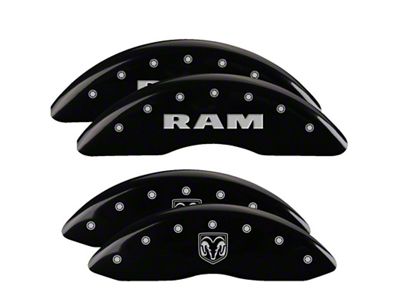MGP 4 Caliper Covers Engraved Front Engraved Rear RAMHEAD - 55002SRMHBK