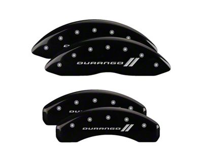 MGP 4 Caliper Covers Engraved Front & Rear 11-18 Dodge - 12204SDGOBK