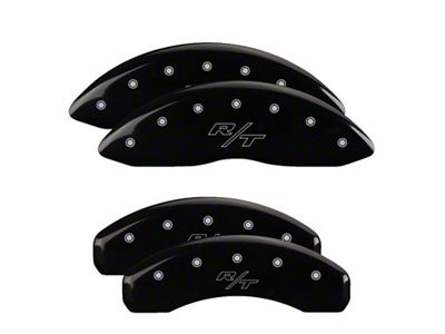 MGP 4 Caliper Covers Engraved Front & Rear 11-18 Dodge - 12204SRTRBK