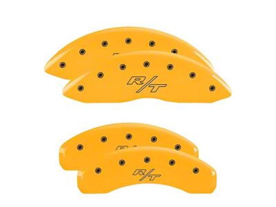 MGP 4 Caliper Covers Engraved Front & Rear 11-18 Dodge - 12204SRTRYL