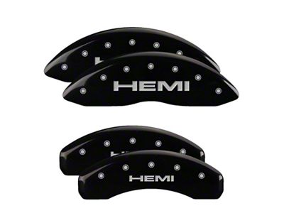 MGP 4 Caliper Covers Engraved Front & Rear 11-18 Jeep - 42020SHEMBK