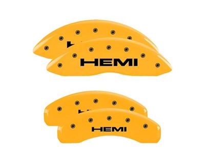 MGP 4 Caliper Covers Engraved Front & Rear 11-18 Jeep - 42020SHEMYL