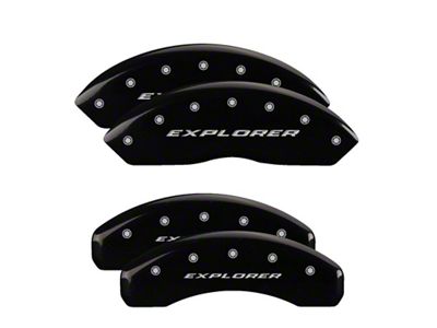 MGP 4 Caliper Covers Engraved Front & Rear 2012+ Ford - 10254SXPLBK