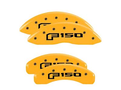 MGP 4 Caliper Covers Engraved Front & Rear 2015 Ford - 10256SF16YL
