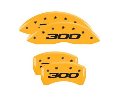 MGP 4 Caliper Covers Engraved Front & Rear 300/2017 Yellow - 32020S301YL