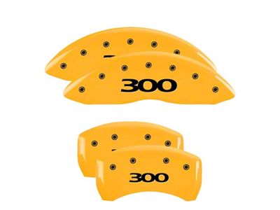 MGP 4 Caliper Covers Engraved Front & Rear 300 Yellow - 32004S300YL
