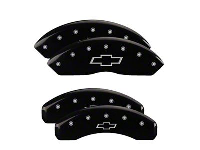 MGP 4 Caliper Covers Engraved Front & Rear Bowtie Black - 14240SBOWBK