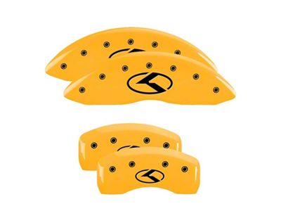 MGP 4 Caliper Covers Engraved Front & Rear Circle K/Kia - 21183SCRKYL