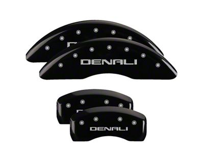MGP 4 Caliper Covers Engraved Front & Rear Denali Black - 34001SDNLBK