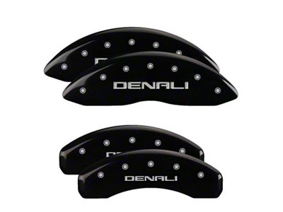 MGP 4 Caliper Covers Engraved Front & Rear Denali Black - 34208SDNLBK