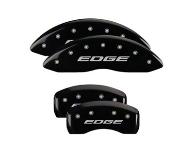MGP 4 Caliper Covers Engraved Front & Rear EDGE/2015 Black - 10241SEDEBK