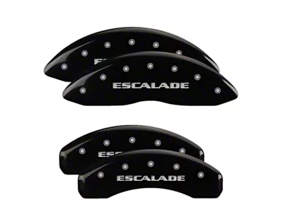 MGP 4 Caliper Covers Engraved Front & Rear Escalade Black - 35015SESCBK