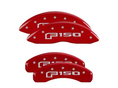 MGP 4 Caliper Covers Engraved Front & Rear F-150 Logo - 10256SF16RD