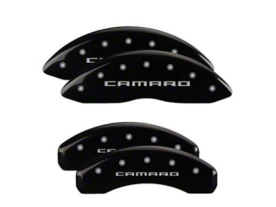 MGP 4 Caliper Covers Engraved Front & Rear Gen 5/Camaro - 14033SCA5BK