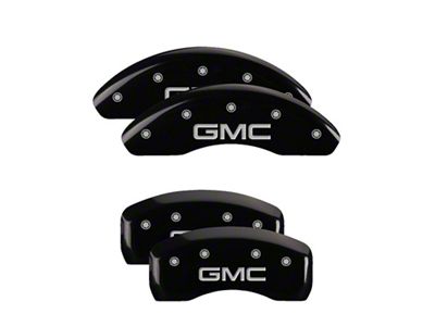 MGP 4 Caliper Covers Engraved Front & Rear Black - 34002SGMCBK