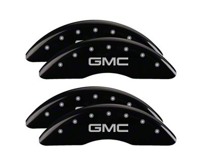 MGP 4 Caliper Covers Engraved Front & Rear Black - 34003S