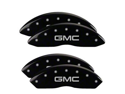 MGP 4 Caliper Covers Engraved Front & Rear Black - 34211SGMCBK