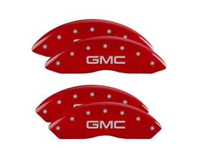 MGP 4 Caliper Covers Engraved Front & Rear Red - 34211SGMCRD