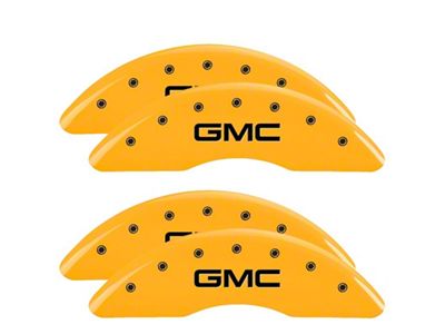 MGP 4 Caliper Covers Engraved Front & Rear Yellow - 34003S