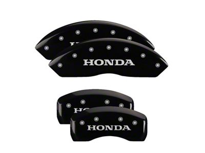 MGP 4 Caliper Covers Engraved Front & Rear Black - 20203SHONBK