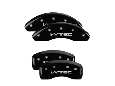 MGP 4 Caliper Covers Engraved Front & Rear i-Vtec Black - 20218SIVTBK