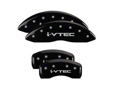 MGP 4 Caliper Covers Engraved Front & Rear i-Vtec Black - 39013SIVTBK
