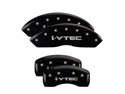 MGP 4 Caliper Covers Engraved Front & Rear i-Vtec Black - 39016SIVTBK