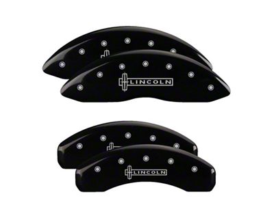 MGP 4 Caliper Covers Engraved Front & Rear Black - 36026SLCNBK