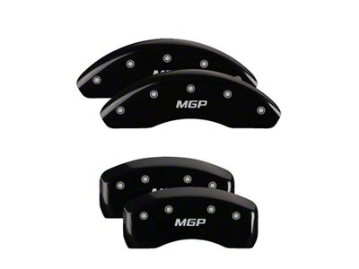 MGP 4 Caliper Covers Engraved Front & Rear Black - 10255S