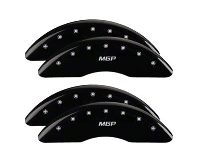 MGP 4 Caliper Covers Engraved Front & Rear Black - 17208S