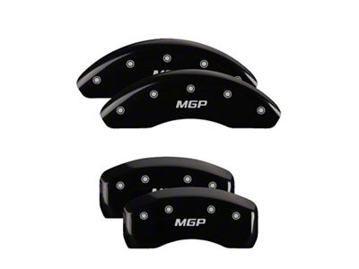 MGP 4 Caliper Covers Engraved Front & Rear Black - 26218S
