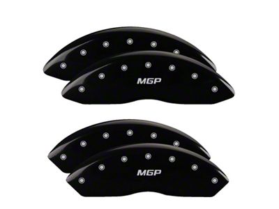 MGP 4 Caliper Covers Engraved Front & Rear Black - 34211SBK