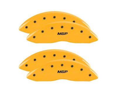 MGP 4 Caliper Covers Engraved Front & Rear Yellow - 10056S Yellow