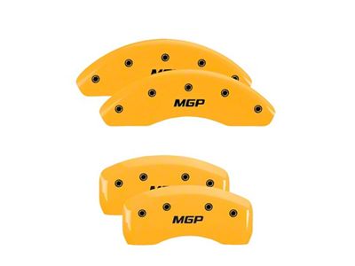 MGP 4 Caliper Covers Engraved Front & Rear Yellow