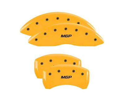MGP 4 Caliper Covers Engraved Front & Rear Yellow - 14027S Yellow