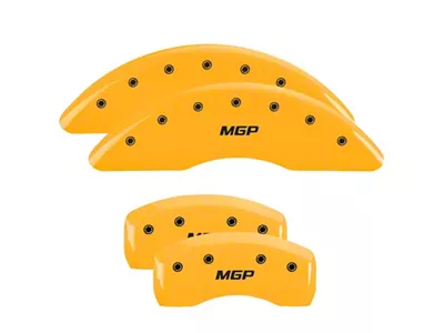 MGP 4 Caliper Covers Engraved Front & Rear Yellow - 14250SYellow