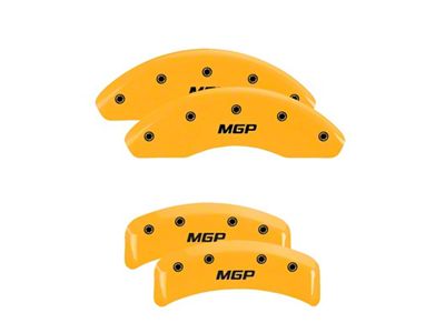 MGP 4 Caliper Covers Engraved Front & Rear Yellow - 16213SYYL