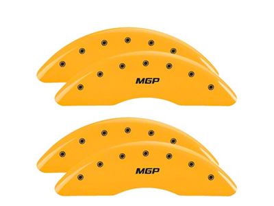 MGP 4 Caliper Covers Engraved Front & Rear Yellow - 17208SYYL