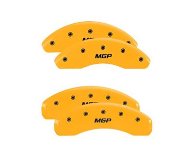 MGP 4 Caliper Covers Engraved Front & Rear Yellow - 32014S Yellow
