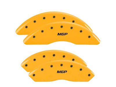 MGP 4 Caliper Covers Engraved Front & Rear Yellow - 34210S Yellow
